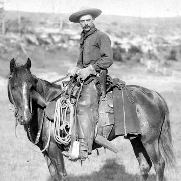 The American Cowboy - USPCC - Texan 45 Inspiration - Black & White Image - Jason McKinstry