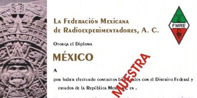 Diplomas que otorga la FMRE, radioafición.