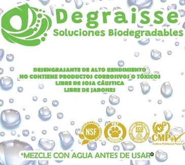 degraisse etiqueta para desengrasante multiusos