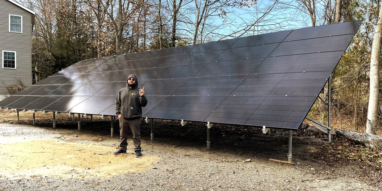 The company's founder has a personalized approach to building solar systems.