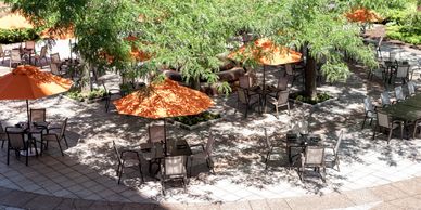 Al fresco outdoor dining patio