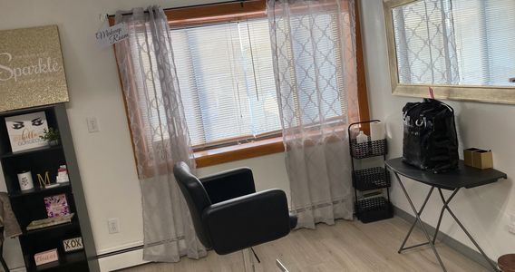 Inside of our Makeup Studio located in North Providence, RI.