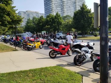 The first ever professional motorcycle and motorsport parade showcase in the Bud Billiken Parade pro