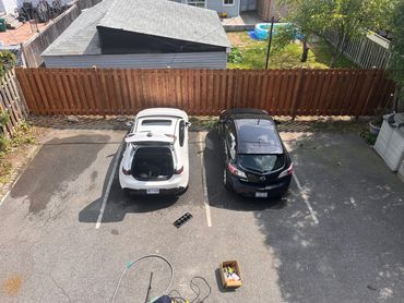 Fence installed & Project Complete.
Total Project Time = 4 days