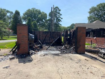 Burned Garage