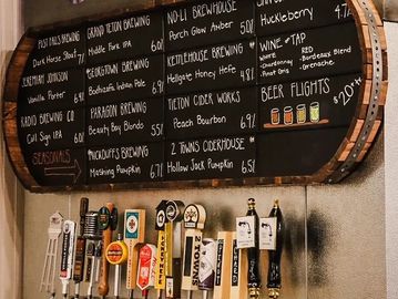 Custom sized  Menu board