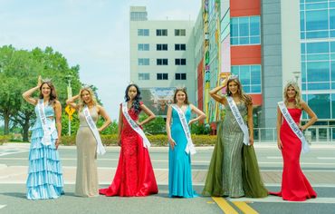 Orlando Fashion Week Sponsors Miss Orlando 2025 Team Photoshoot Visuals By Malone Photos Orlando FL