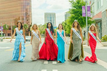 Orlando Fashion Week Sponsors Miss Orlando 2025 Team Photoshoot Visuals By Malone Photos Orlando FL