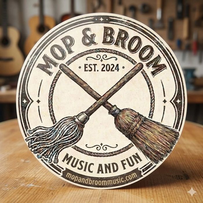 Mop & Broom Music Logo