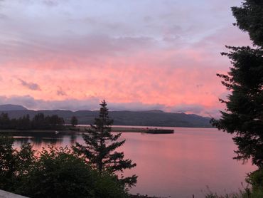 Beautiful view at Port Lions Lodge