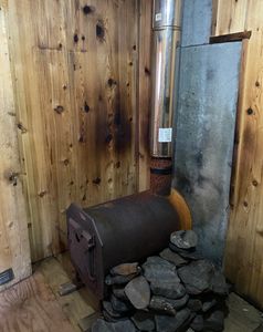 Relaxing Russian Steam Sauna, in Port Lions Alaska