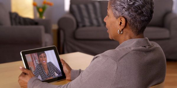 Telehealth sessions are held at the convenience of the individual in a secure location
