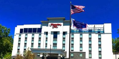 Hampton Inn Penfield New York. Where Vibe provided a complete Hospitality Technology package.