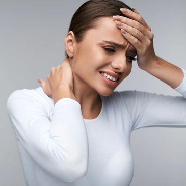 Cervicogenic headache, neck pain leading to headache, pain, discomfort, tightness