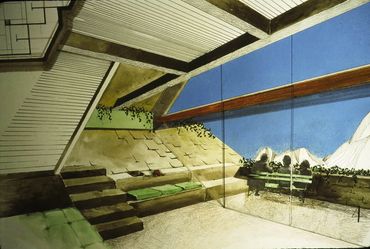 Hotel at Macchu Picchu, Paris Prize Competition Entry, 1976