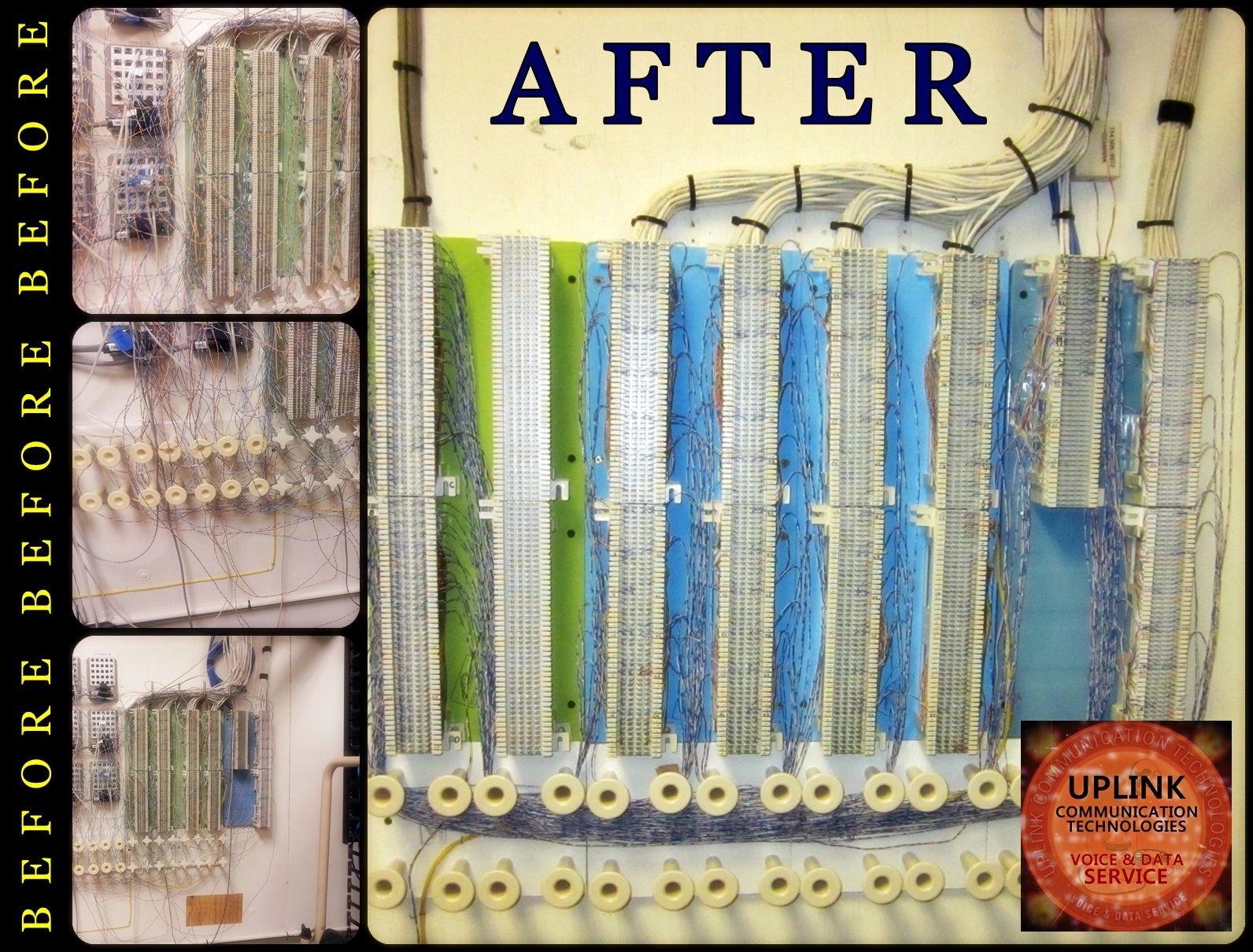 UPLINK Communication Technologies voice and data service, before and after