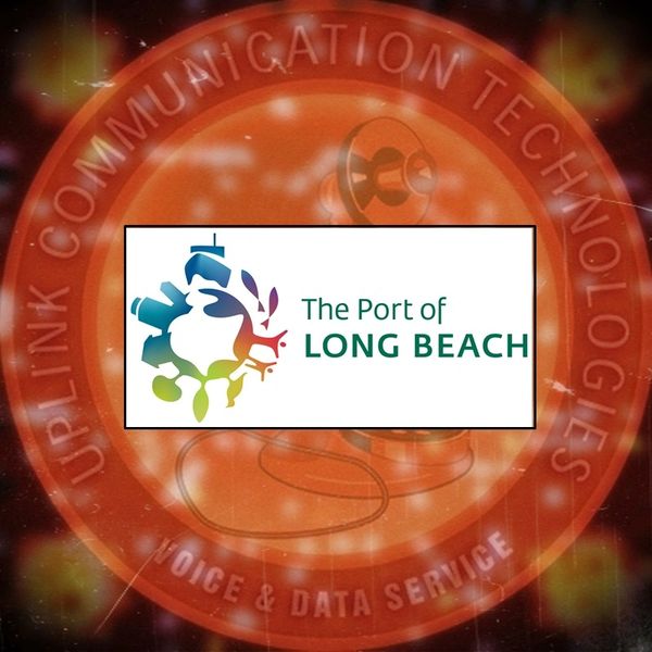 UPLINK Communication Technologies and The Port of Long Beach logos