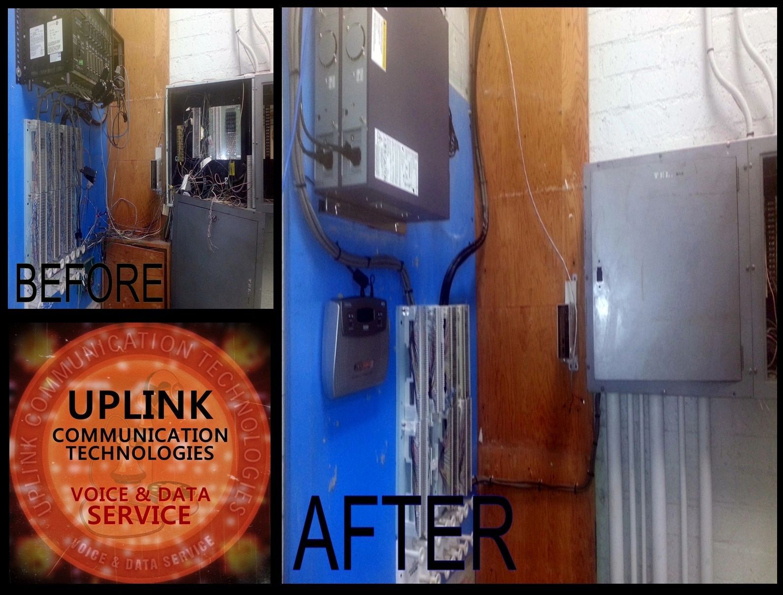 UPLINK Communication Technologies voice and data service, before and after