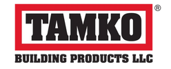 Tamko symbol red rectangle with black tamko inside 