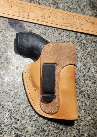 Custom leather holster