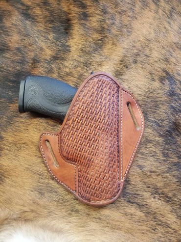 Custom outside the waist band leather holster