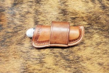 Simple leather knife sheath