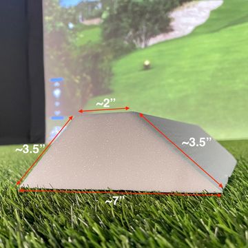 Custom golf simulator side protection