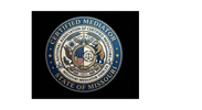 Official seal of the State of Missouri with intricate design and text.