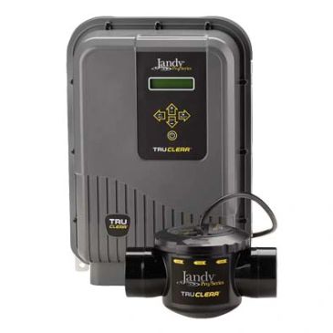 Electronic pool chlorinator system by Jandy TruClear.