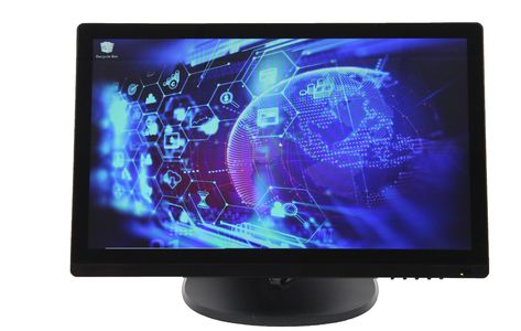 22" 5 Wire Resistive Touch Screen Display