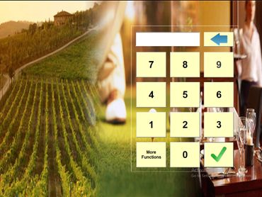 Custom Point of Sale sign in screen powered by UniversalPOS