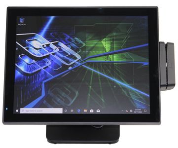 U37-J1900 Series 15" All in One terminal with MSR attached