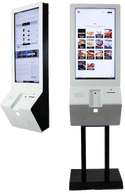 Free standing and wall mounted information kiosk for retail businesses
