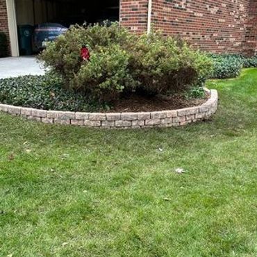 Small retaining wall