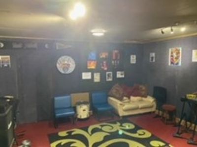 Private music studio for drum practice