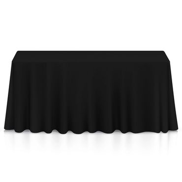Black Rectangular Linen.