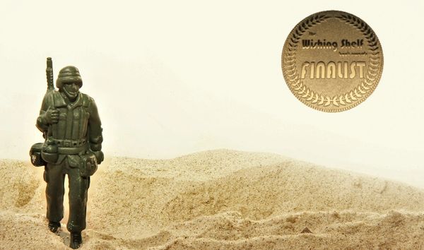 An image of author F. Scott Service's nonfiction memoir, Playing Soldier.