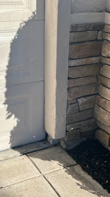 Stucco repair before home goes on the market. (After)
