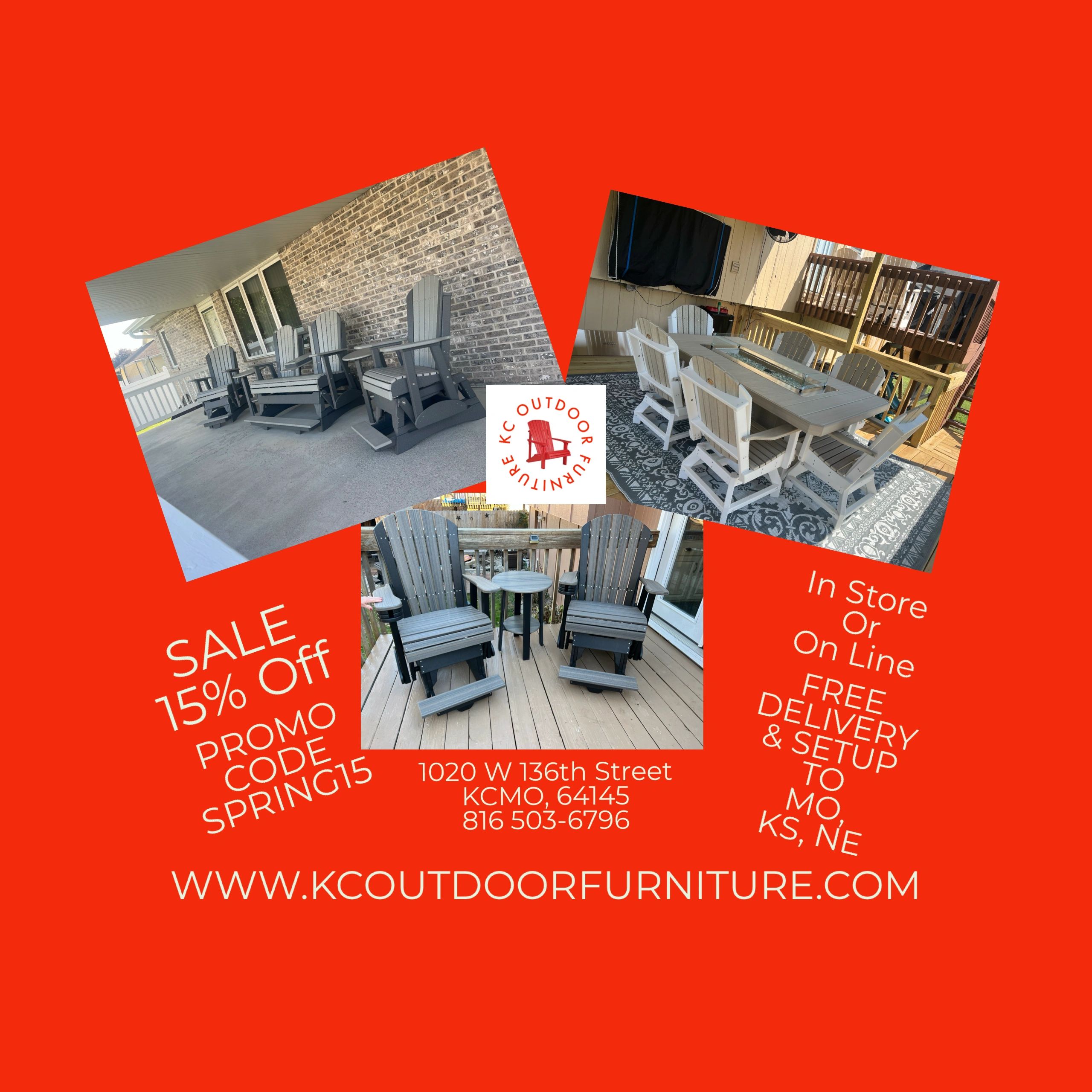 KC Outdoor Furniture - Outdoor Furniture, Poly Outdoor Furniture