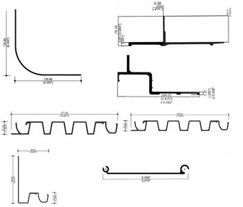 Pisos bordas tabletas y esquineros