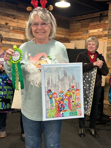 Evie, winner of Most Creative Use of Materials/techniques.