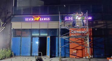 Out Door restaurant 3D Led Sign in UAE