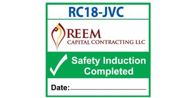 Safety Induction Sticker