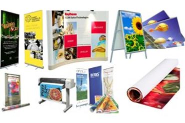 poster, rollup, banner, sticker printing, and business card printing
