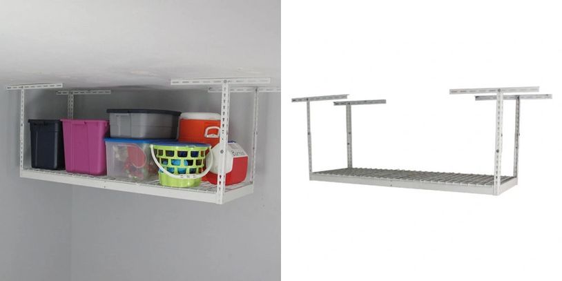2 foot by 6 foot Overhead Storage Rack