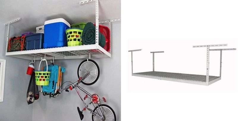 3 foot by 8 foot Overhead Storage Rack