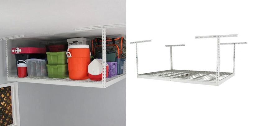 4 foot by 6 foot Overhead Storage Rack