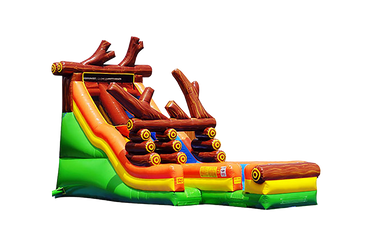 Giant inflatable water slide