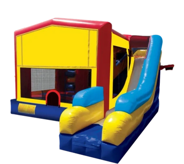 Combo Bouncy house inflatable jumper with a slide.