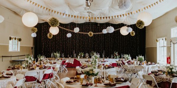 Odd Fellows Hall wedding on Orcas Island. Great wedding venue in the San Juan Islands.